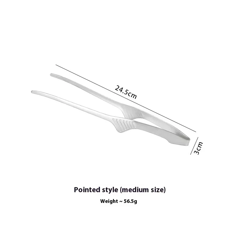 Stainless Steel BBQ Tongs Non Slip Cooking Utensils Tongs for Serving Food Salad Camping Barbecue Buffet Home Outdoor Steak Food