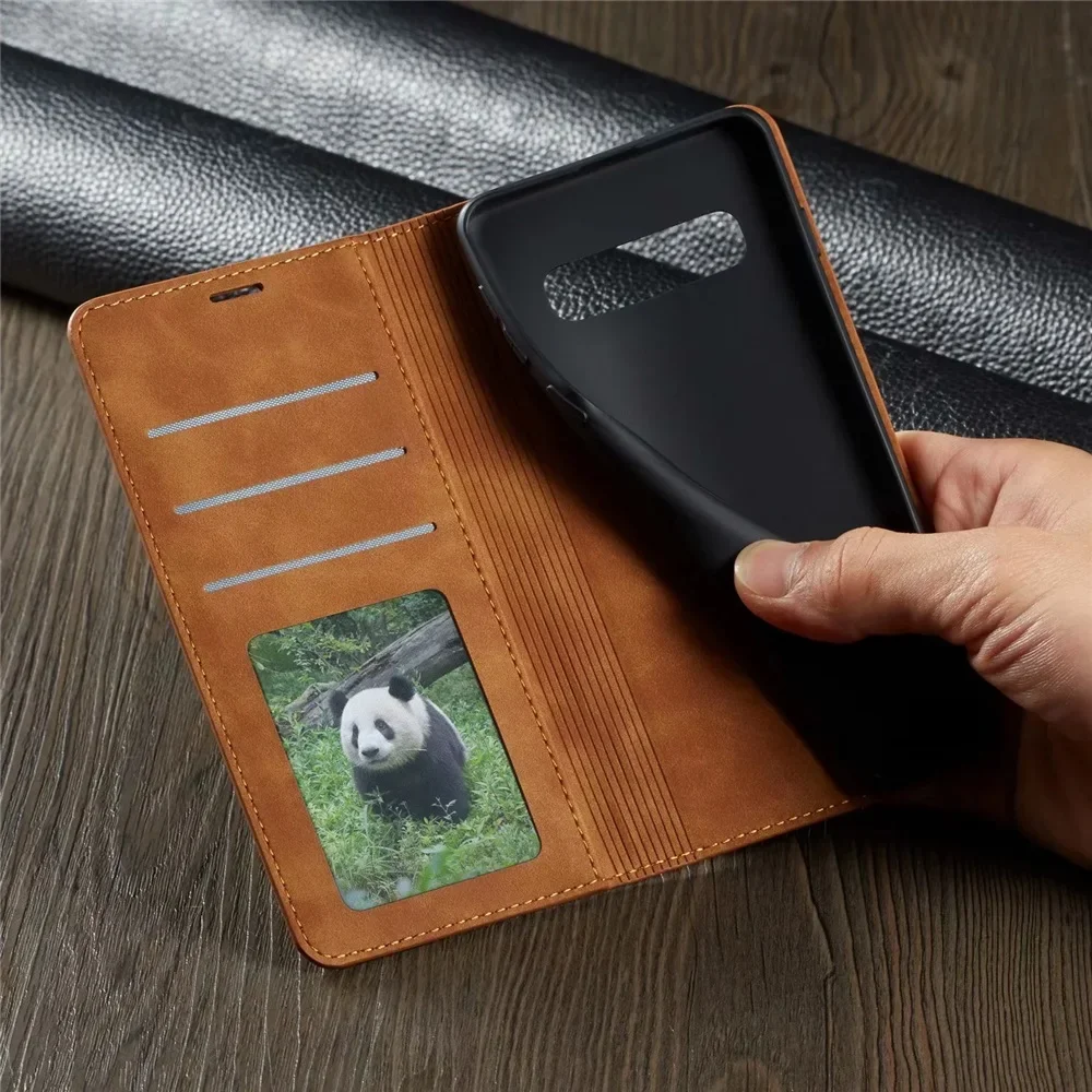 Ultra Slim Leather Flip Cover Case