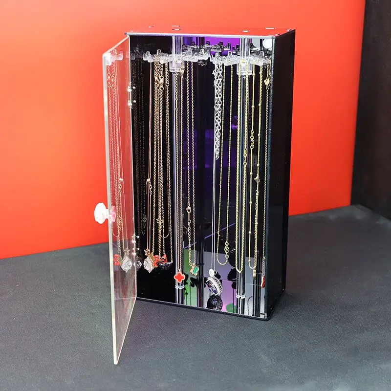 Acrylic Transparent Jewelry Box Organizer Drawer Women Jewelry Box Storage Necklace Bracelet Earrings Display Stand Accessories