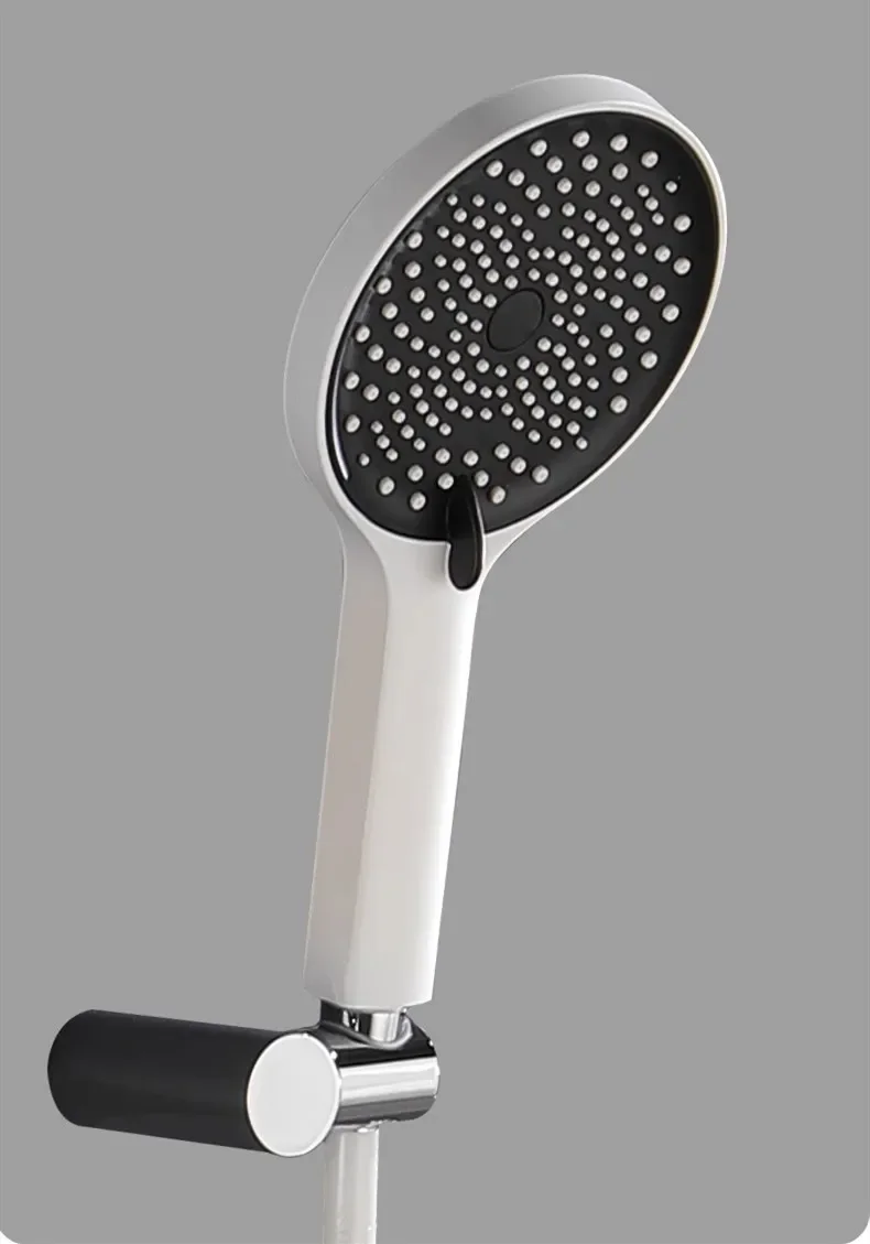 Description Picture 6 of itemChrome White Bath and Shower Faucet Set Wall Mounted Brass Bathtub and Mixer White Bathroom Taps Brass