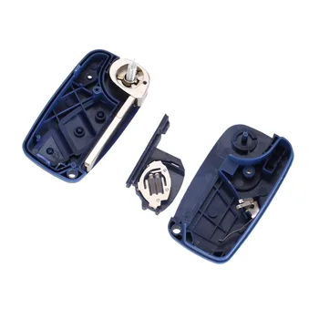 Chiave 3 pulsanti lama per FIAT 5 Chiave 3 pulsanti lama per FIAT - KEYYOU Flip Shell chiave remota per FIAT Punto Ducato Stilo Panda Idea Doblo Bravo custodia