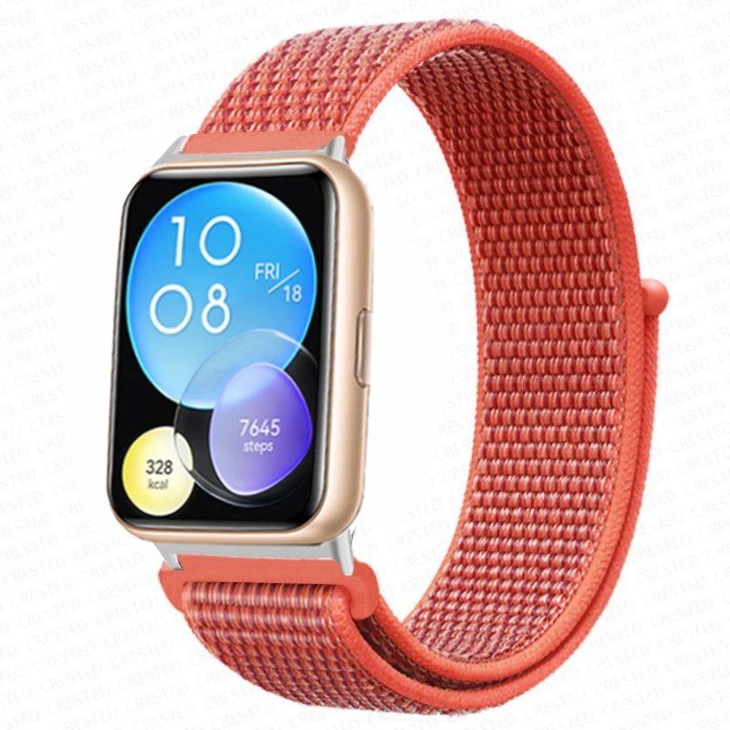 Enhanced Nylon Loop Band Smartwatch Replacement Wristband Bracelet - Durable and Stylish Nylon Strap