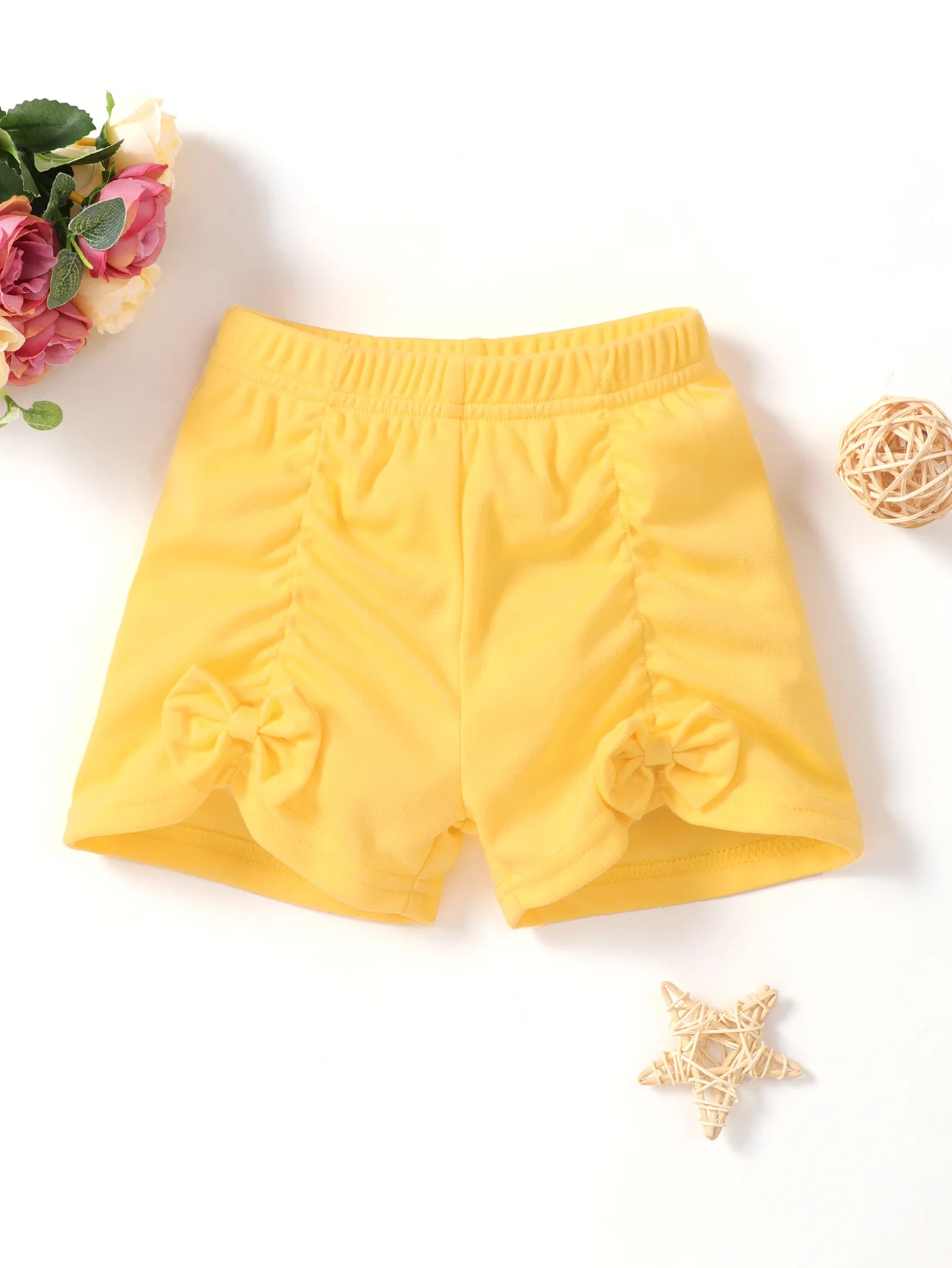 Summer Baby Girl Shorts Solid Color Pant Cotton Fashion Newborn