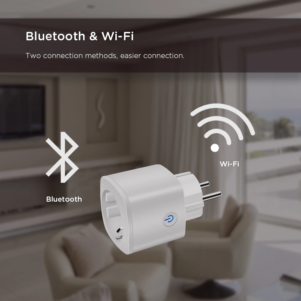 Laxihub Smart Socket Wi-fi Bluetooth Connect EU Smart Plug 100-240V Power  Outlet Alexa Google Home Voice Control Tuya Smart Life - AliExpress