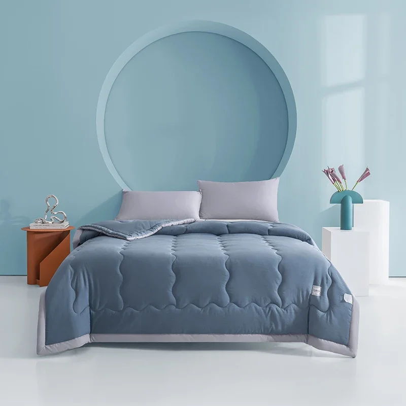 Cooling Blanket Cotton Soybean Quilt The Summer Cool Quilt Pure Water Washes the Cotton Air Conditioner to Be Possible Machine Washes the Quilt Core Dormitory Single cooling blanket cotton soybean quilt