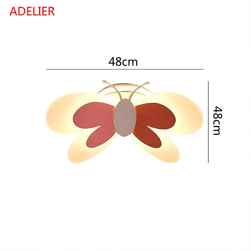 Рисунок 6 - Потолочные светильники в виде Розовых Бабочек