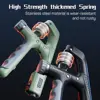 1/2Pcs 10-100KG Adjustment Smart Counting Hand Grip Spring Finger Pinch Wrist Expander Power Strengthening Pliers Fitness Tool 3