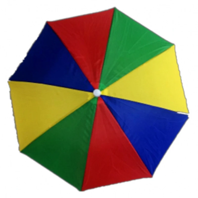 Umbrella Hat Foldable Outdoor Headwear for Women Men Fishing Camping Beach