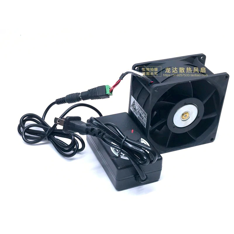 Ventilador de Refrigeração Duplo do Impulsionador do Carro da Lâmina Dupla do Motor 12v 2.10a 9050 do Volume de ar Alto 9cm 92*50 mm com Fonte de Alimentação do Controle de Velocidade - Imagem 6