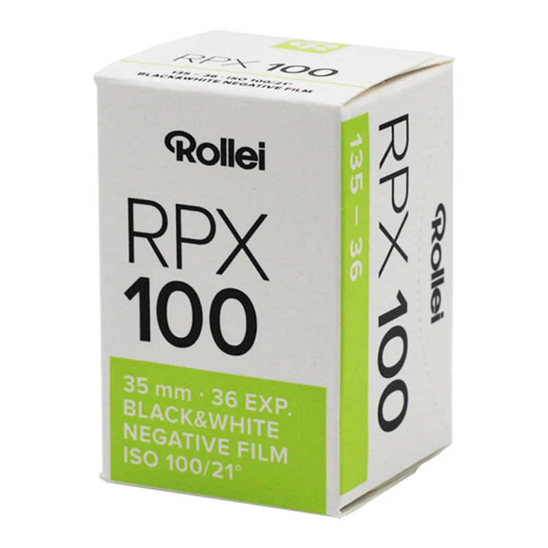 Black And White RPX 100 Negative Film Rollei Film 35mm Film 1-10 Rolls 135 35mm（36 Exposures Roll）For F8/H35/M35 Film Camera
﻿