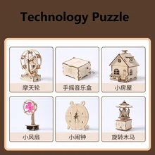 

Science Electric Puzzles Children's Education Mechanical Jigsaw for Kid Gift