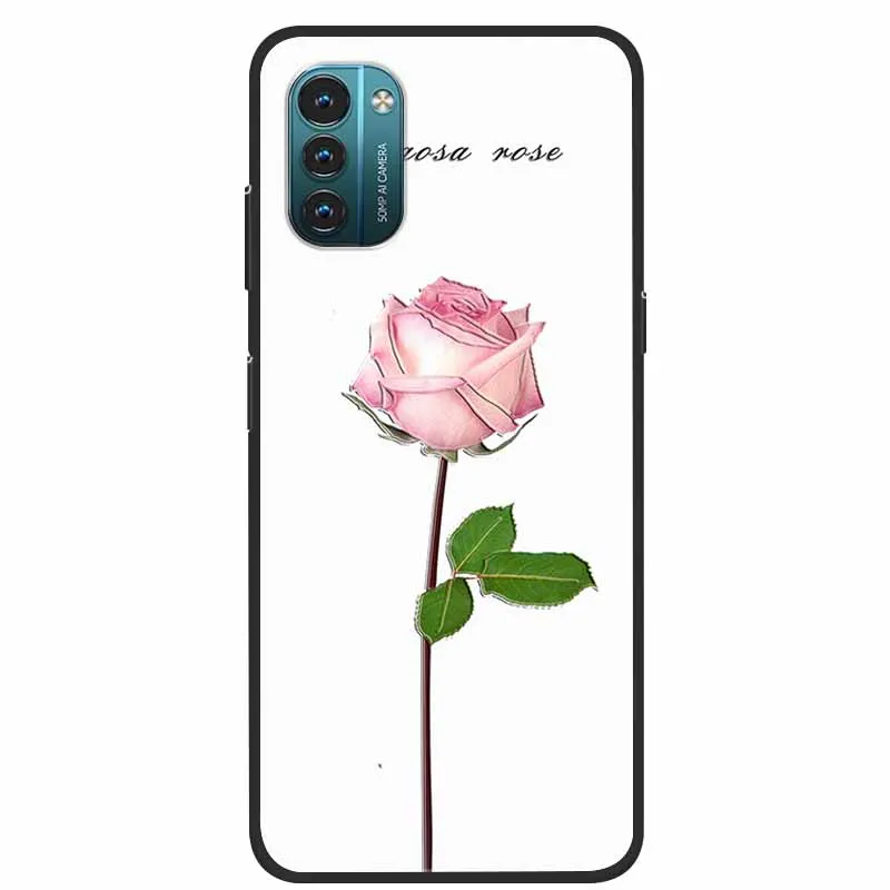 3D Flower Embossed Soft Silicone Protective Phone Case - Stylish Bumper Cover