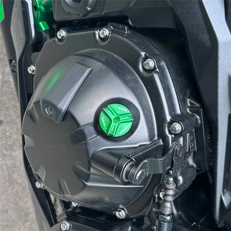 CNC Machined Motorcycle Engine Oil Plug Cover Accessories