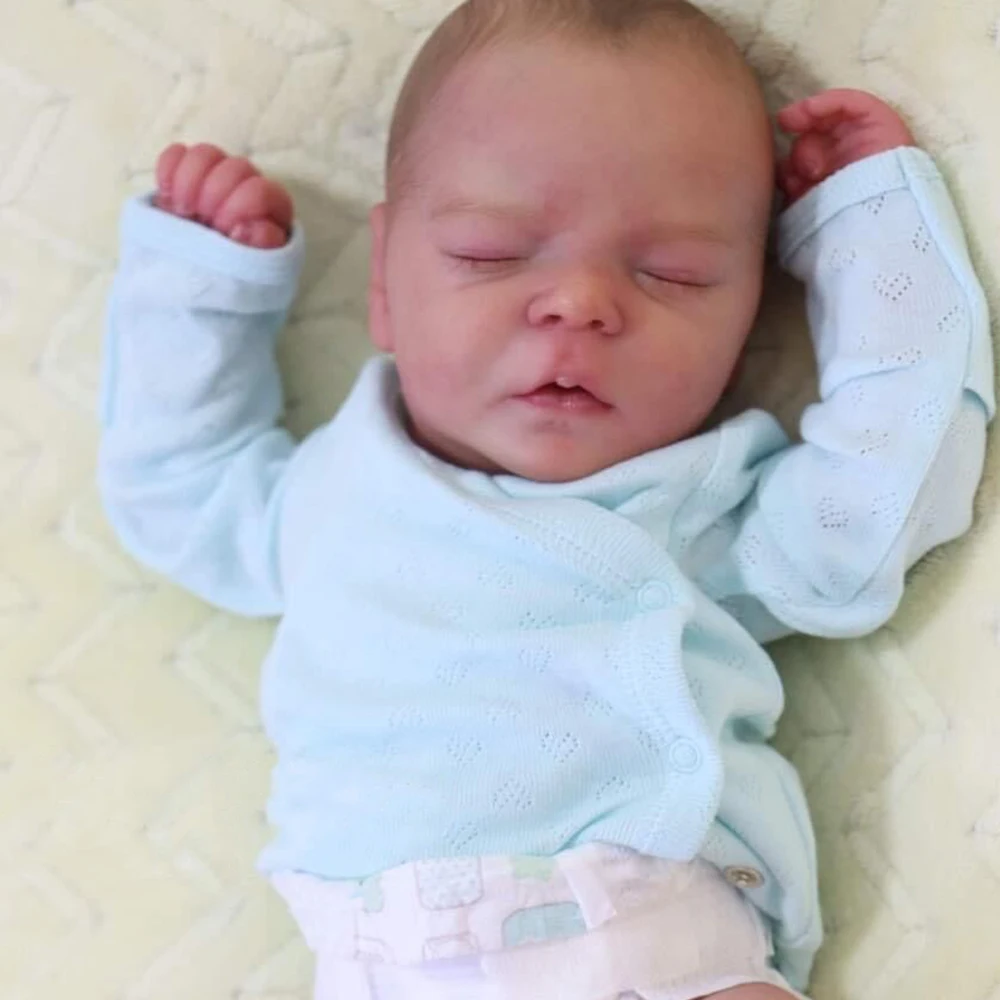 

Кукла-младенец Даррен 46 см, Смешанная силиконовая виниловая или тканевая кукла, готовая 3D окрашенная кожа, вены, художественная коллекция, кукла в подарок для девушки