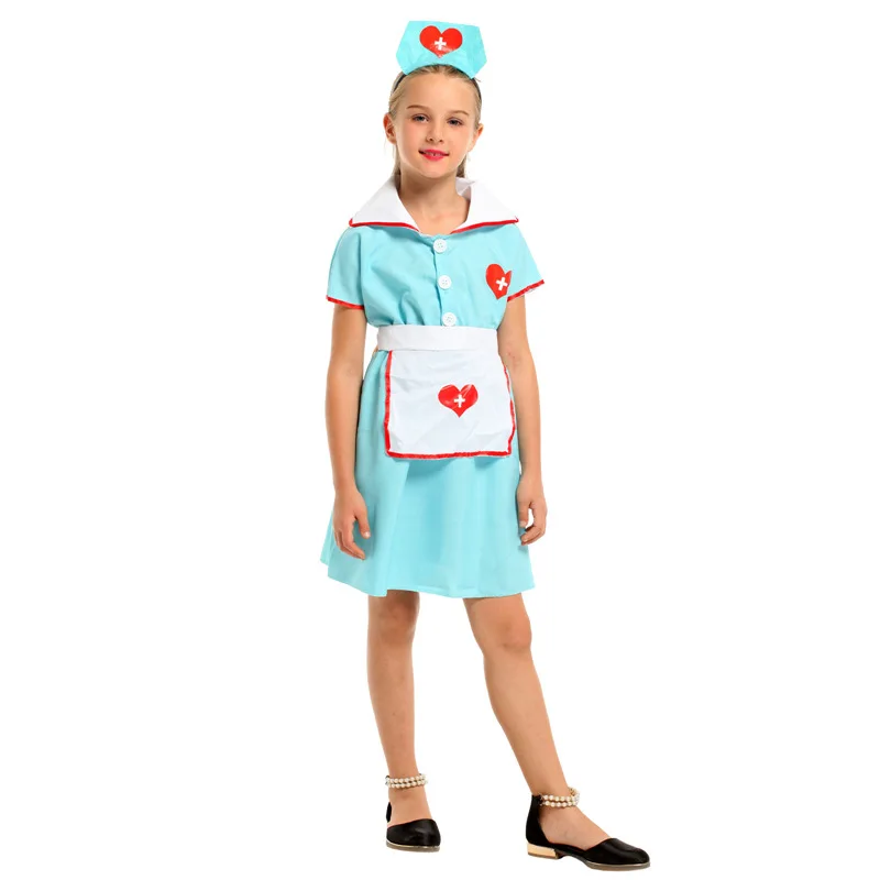 Best Made Nurse Career Dress Kids Career Day Outfits Ghana Nurses cosplay Loving Little Nurse Clothing Costumes