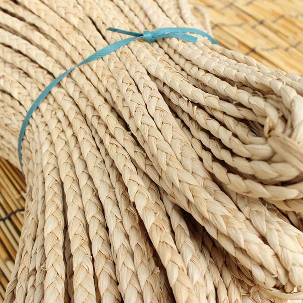 1PC4M3StrandCornHuskStrawMaterialRattanWeavingBraidStraw