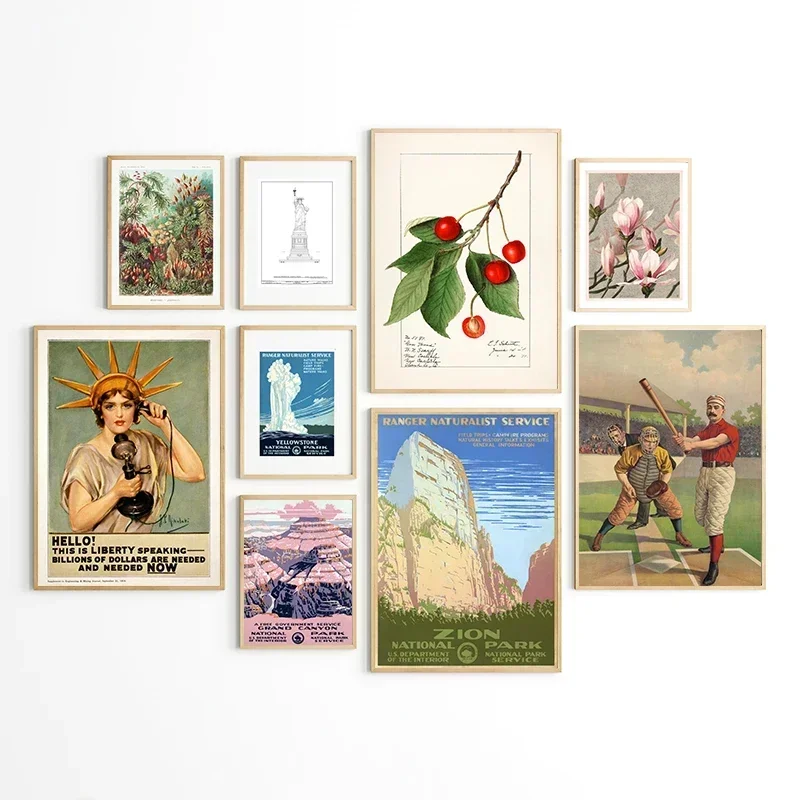 

One Piece Vintage Canvas Paintings Art Posters and Prints for Room Wall Decor Aesthetic Pictures for Home Bedroom Decorations