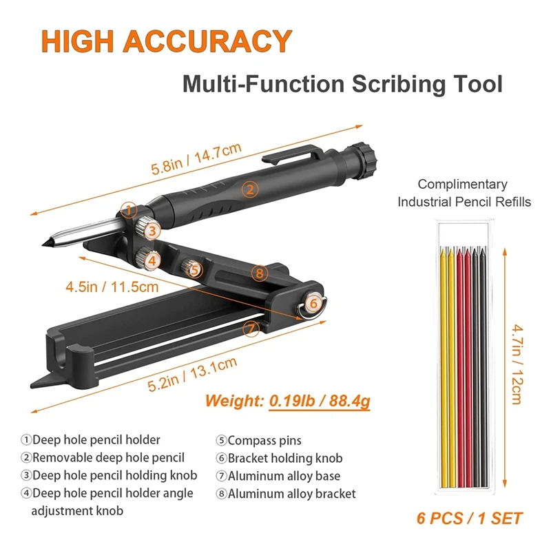 SAKER MULTI-FUNCTION SCRIBING TOOL