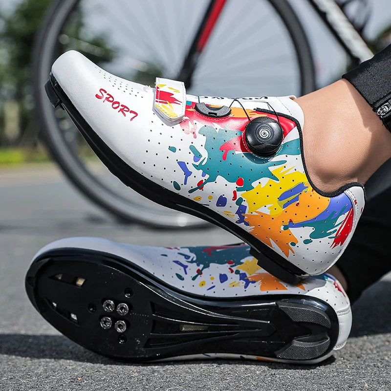 Cycling Sneaker s Men Carbon Sports Speed Bike Shoes Women Mountain Racing Flat  Road Cycling Footwear 6