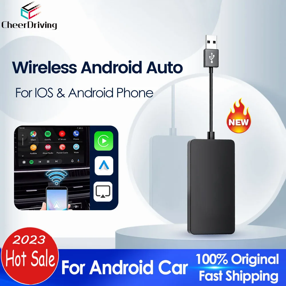 

2023 Wireless CarPlay Dongle for Android Cars Wireless Android Auto CarPlay Adapter Mirror Screen Mirrorlink USB Adapter
