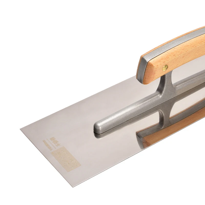 Putty Knife Scraper Bricklaying Trowel Square Notched Trowel Plastering Trowel Stainless Steel Plaster Spatulas Putty Knife for Painting Construction Scraping Tools