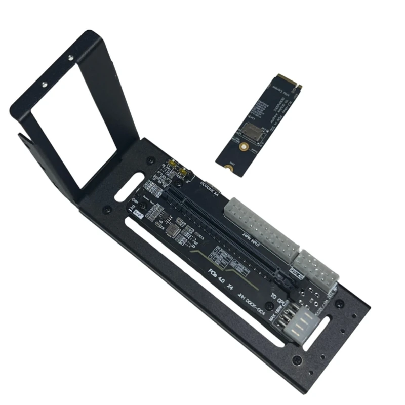 

Ноутбук eGPU Oculink M.2 NVMe Адаптер внешней видеокарты Док-станция для графического процессора PCIE Gen4 Внешний