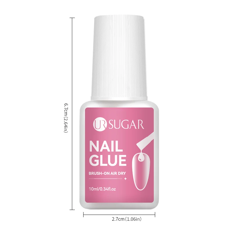 Colla per unghie UR SUGAR 10ML, non necessita di lampada UV LED, a lunga durata, per unghie finte, unghie acriliche, unghie press-on, decorazioni per unghie finte. - immagine 6