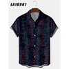 2021 Men's Shirts Creative Panda Printed Short Sleeve Shirt Men Street Summer Hawaii Beach Retro Shirts Harujuku Shirts for Men 2