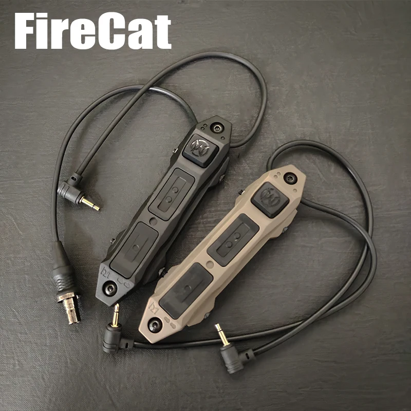 

Augmented Pressure Remote Dual Switch Button For PEQ15 NGAL DBAL-A2 M300 M600 For Airsoft AR15 M4 Fit M-LOK Keymod 20mm Rail PEQ