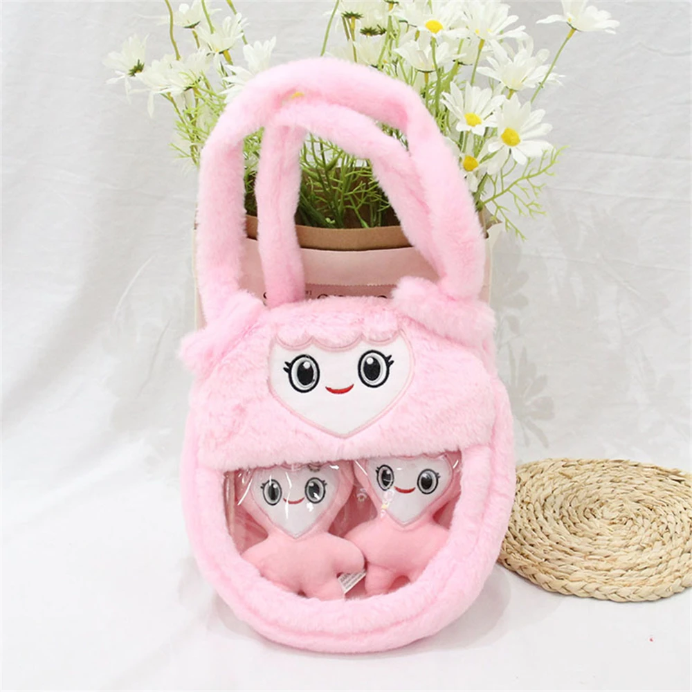 KPOP TWICE Lovely Plush Shoulder Bag Winter Ladies Clutch Purse Handbag Nayeon Chaeyoung Jeongyeon Momo Sana Mina Bag Gift