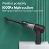 Handheld Wireless Vacuum Cleaner 9000pa Electric Air Blower Compressed Air Duster Wet/Dry Cordless Mini Cleaner for Car Keyboard 2