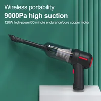 Handheld Wireless Vacuum Cleaner 9000pa Electric Air Blower Compressed Air Duster Wet/Dry Cordless Mini Cleaner for Car Keyboard 2