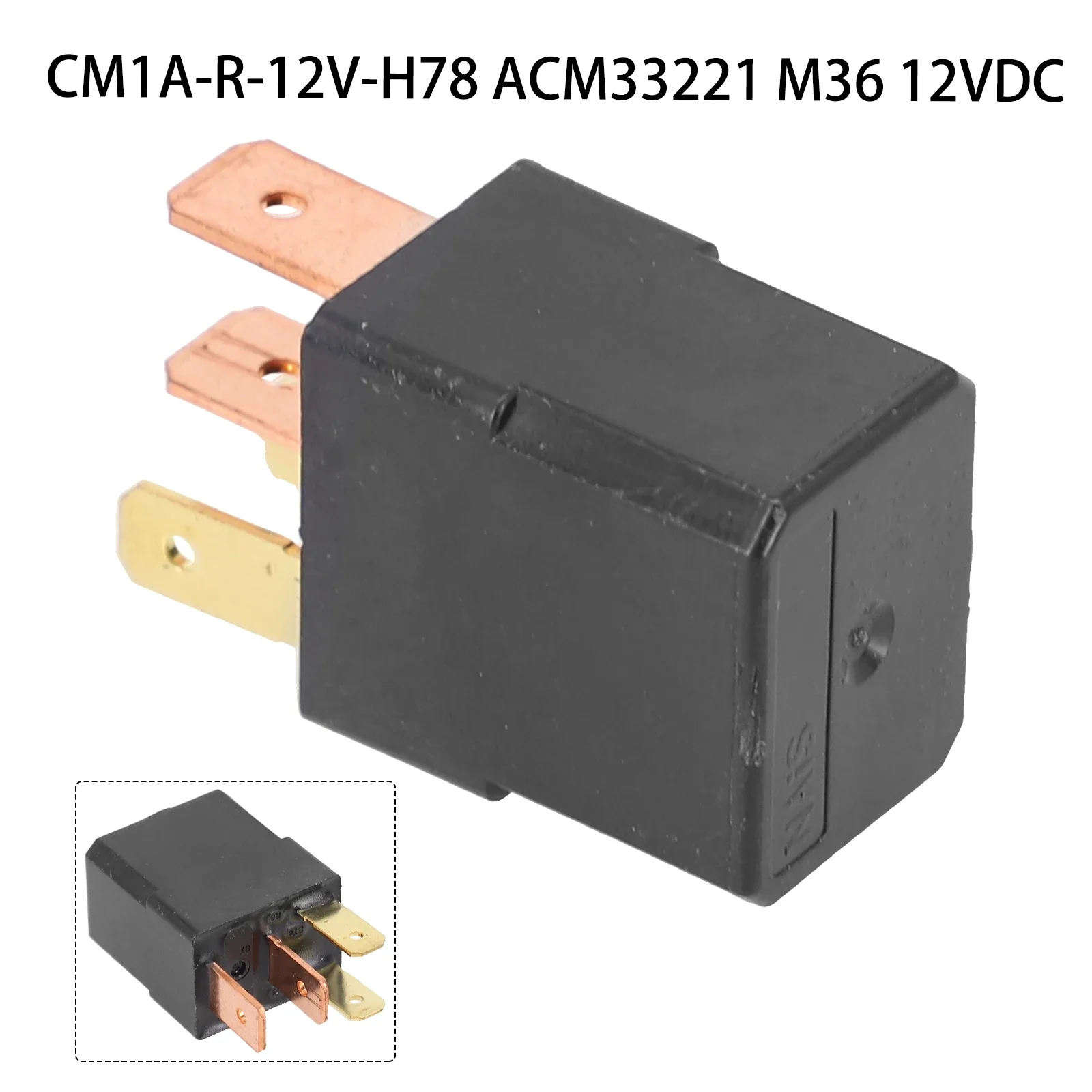 CM1A-R-12V-H78 ACM33221 M36 12VDC 4 Pins Automotive Relay