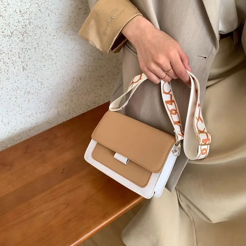 Fashion Small Women's Shoulder Bag PU Leather Crossbody Bags for Women Trend Designer Handbags Cell Phone Purse