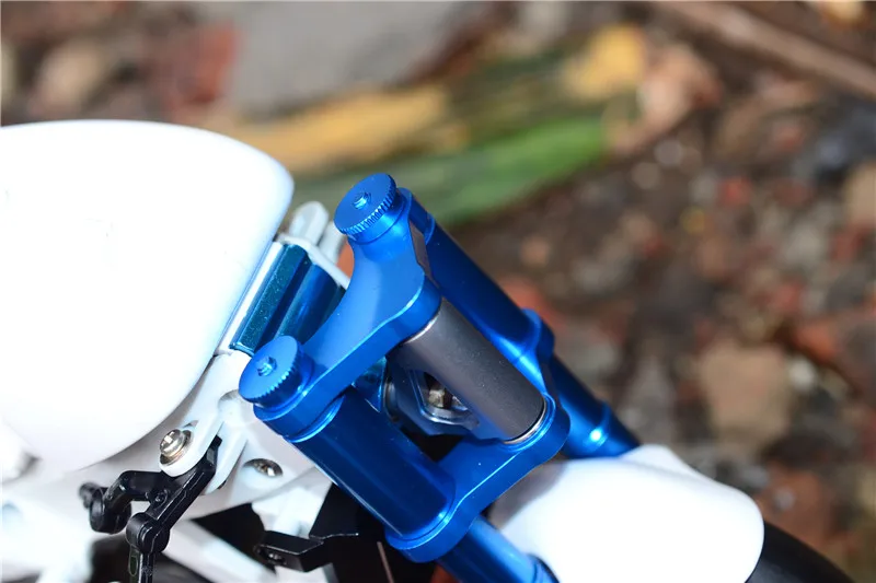 Kyosho NSR500 Motorcycle Upgrade Parts – Aluminum Steering Post With Springs & Bearings (Titanium Set) - View #8