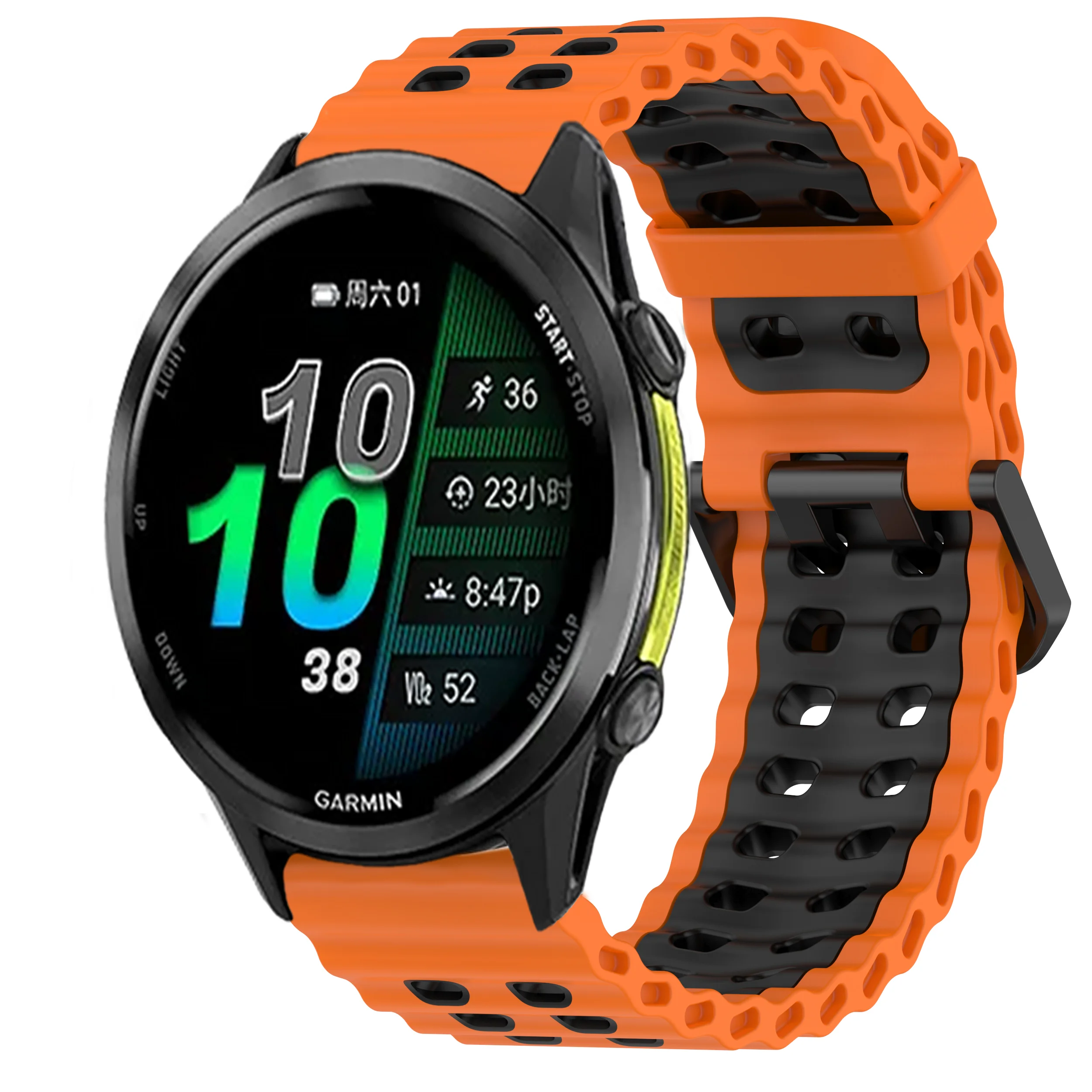 Premium 22mm Silicone Ocean Wristband