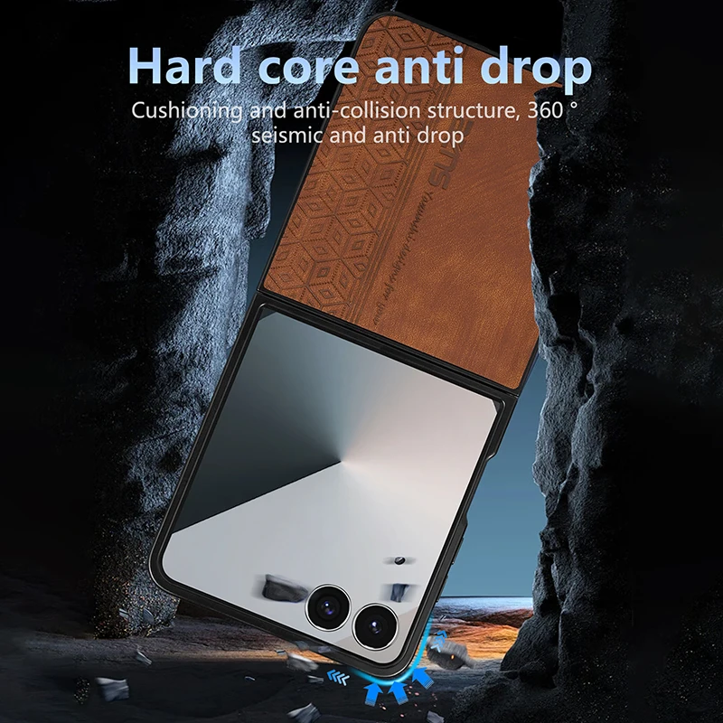 Retro Style Business Flip Phone Case Cover