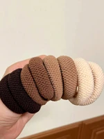 5/10 Mix Color High Elasticity Thickened Versatile Simple Scrunchies, Hair-Friendly (Random Color) Hair Ties Hair Rope 3
