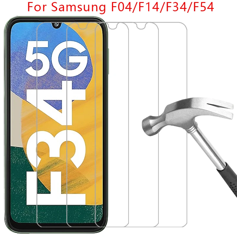 Vetro Temperato Per Samsung Galaxy F04 F14 F34 F54 5G Custodia Cover Su F 04 14 34 54 04F 14F 34F 54F Coque Bag 360 Galax Galxy Glaxy