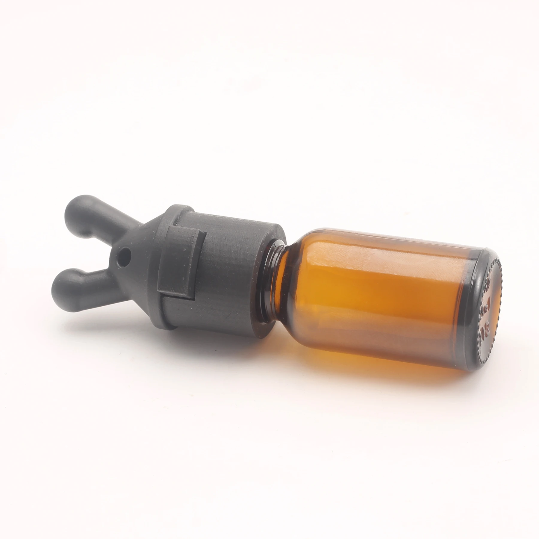 Leakproof Aroma Essential oil Inhaler Cap Black Double and Sole essential oil inhaler cap