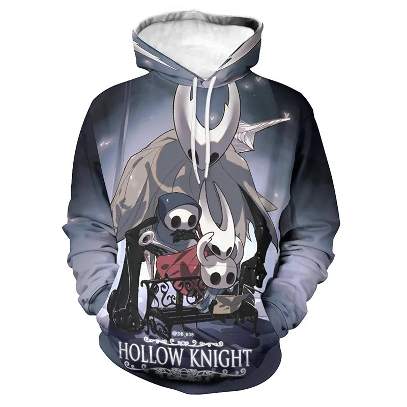 

Game Hollow Knight Graphics Hoodie For Men Sweatshirt Children Oversized 3d Print Streetwear Women Long Sleeves Tops Spring