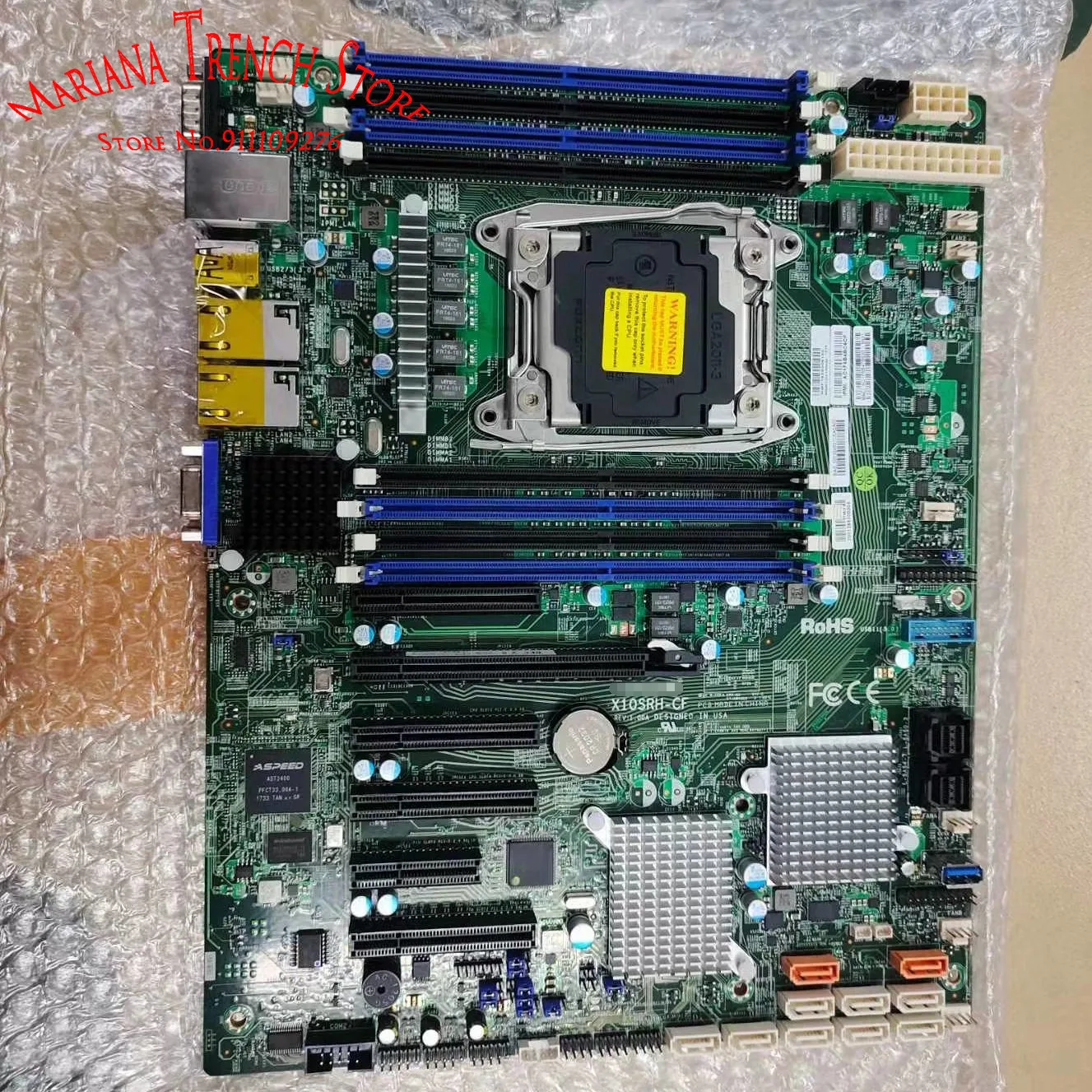 

X10SRH-CF for Supermicro Motherboard LGA2011 E5-1600/2600 V3/V4 Family Processor DDR4 ECC i350-AM2 Dual Port GbE LAN