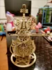 3D Butterfly Cello Puzzles Toys Building Blocks Kits Mechanical Music Box for Child Girls Adult Gift DIY Wood Assemble Model Set 4