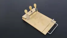  New Bamboo Cheese Board and Cutlery Knife Set 