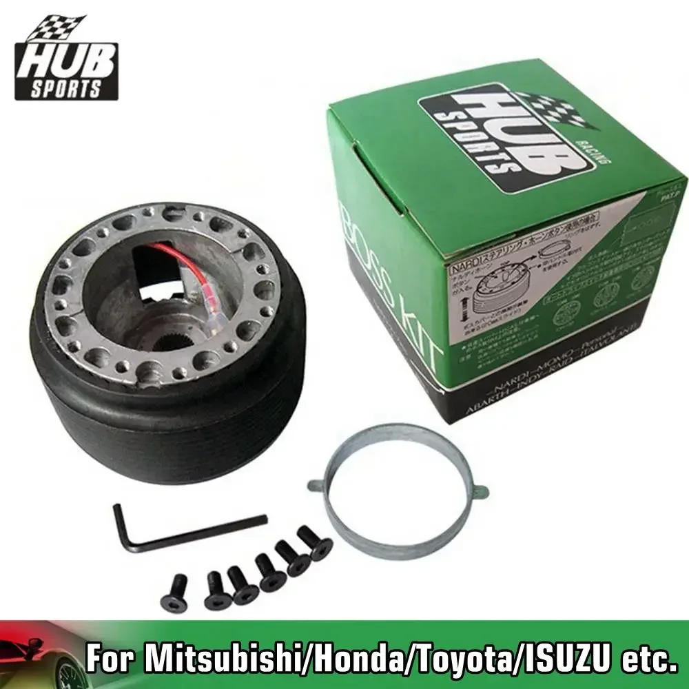 Steering Wheel Adapter HUB sports Jdm Style Boss Kit 6-Bolt Hole Steering Wheel Hub Adapter For Mitsubishi Honda Toyota ISUZU Subaru Proton Acura etc.