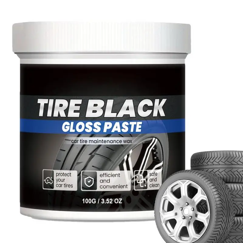 

Car Tire Shine Cream 100g Shine Tire Cream For Cars Effective Rust Remove Tire Maintenance Supplies For Trunk Vehicle