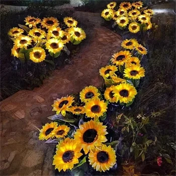 Solar Sunflower Garden Lights 13