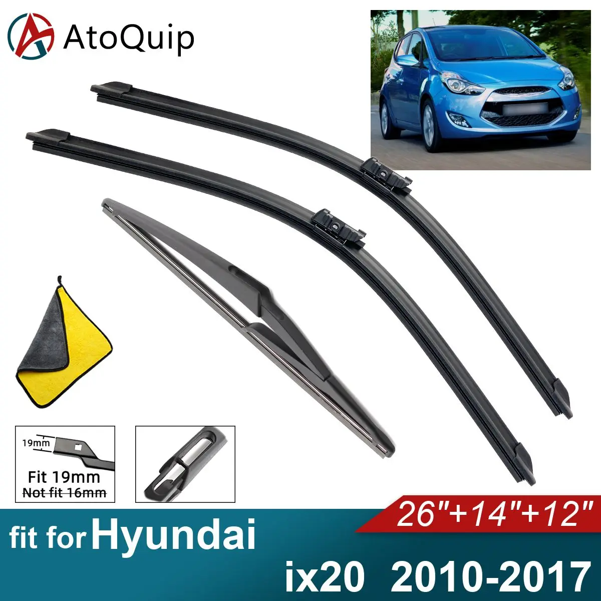 

Задние щетки стеклоочистителя для Hyundai ix20