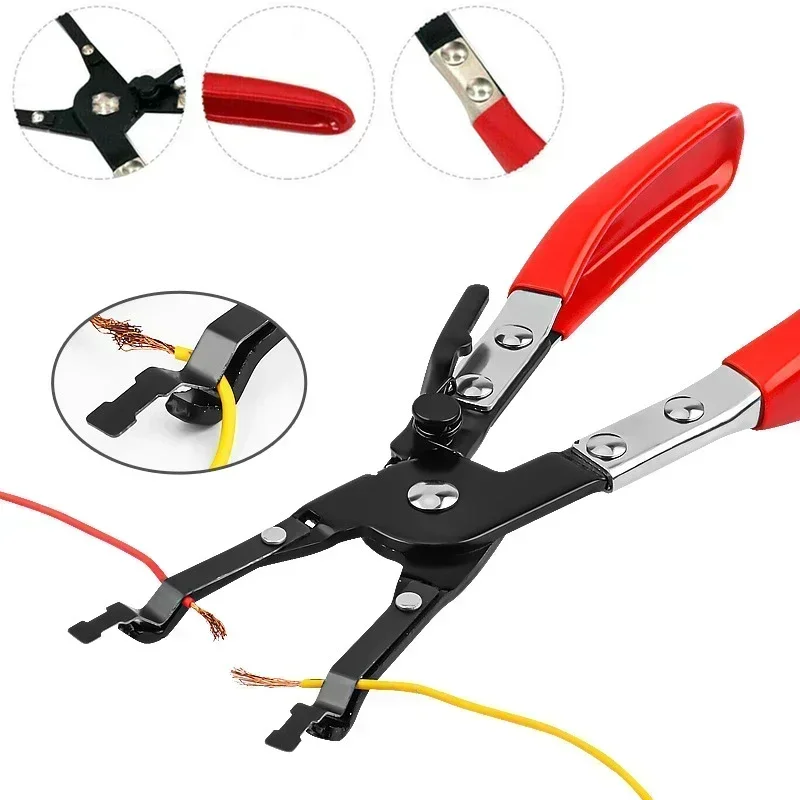 Universal Car Vehicle Soldering Aid Pliers Hold 2 Wires Innovative Car Repair Tool Garage Tool Wire Welding Clamp Welding Pliers