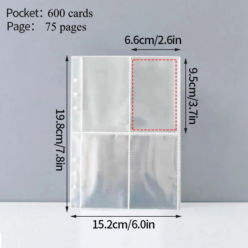 Kpop Photocard Album: A5 Holder with 10 Inner Pages